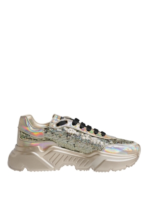 Gold Sequin Iridiscent Daymaster Sneakers Shoes - EU42/US9
