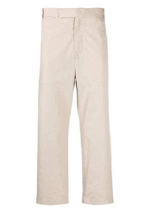 Typewriter Cloth straight trousers - 4 KHAKI