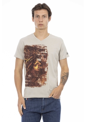 Trussardi Action Beige Cotton T-Shirt - M