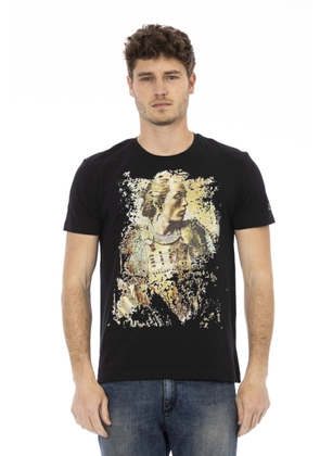 Trussardi Action Black Cotton T-Shirt - L