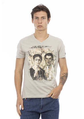 Trussardi Action Beige Cotton T-Shirt - M