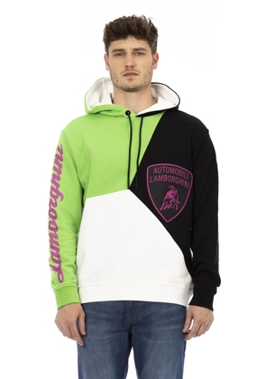 Automobili Lamborghini White Cotton Sweater - S