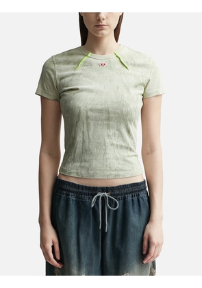 T-Uncutie-Long-N11 Marbled jersey T-shirt