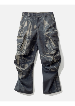 Garment Printed Cargo Pants