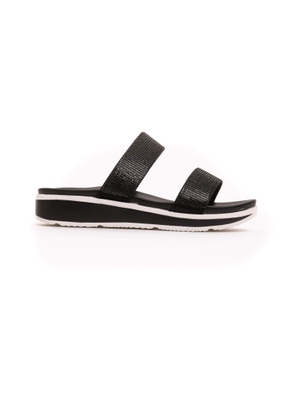 Péché Originel Black Polyurethane Sandal - EU39/US9