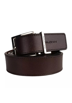 Baldinini Trend Brown Leather Di Calfskin Belt - 110 cm / 44 Inches
