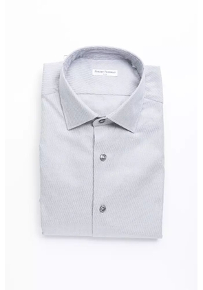 Robert Friedman Beige Cotton Shirt - L