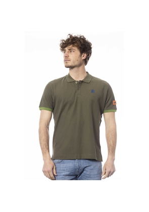 Invicta Green Cotton Polo Shirt - M