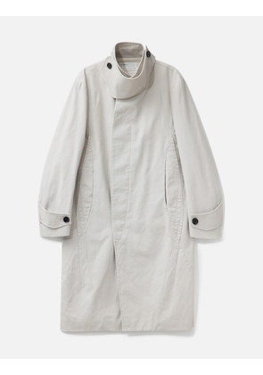 Diagonal Stitch Long Coat