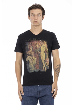 Trussardi Action Black Cotton T-Shirt - XL
