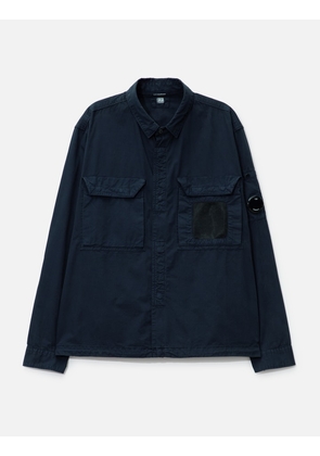 Organic Gabardine Lens Overshirt