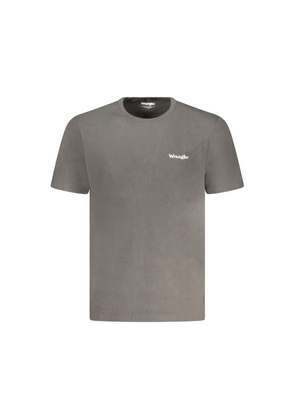 Black Cotton T-Shirt - M