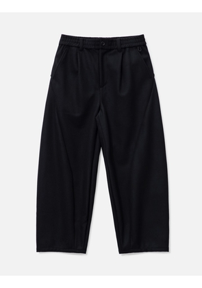 WOOL MELTON MASSIVE TWISTED PANTS