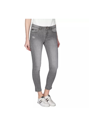 Gray Cotton Women's Jeans - W26