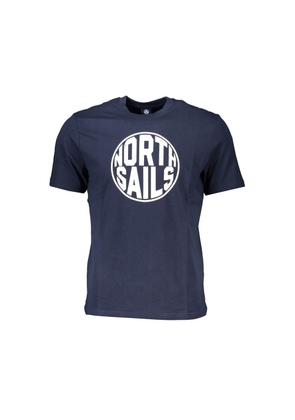 Blue Cotton T-Shirt - M