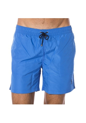 Blue Polyester Men's Swimsuit - M