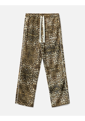 Leopard Piped Track Pants