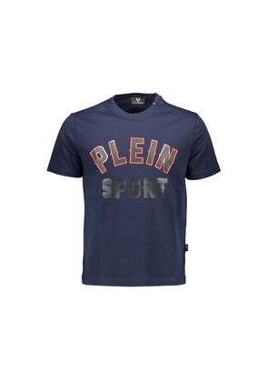 Blue Cotton T-Shirt - M