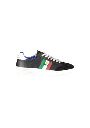 Black Leather Men Sneaker - EU41/US8