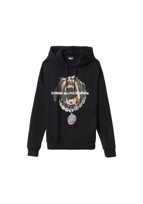 Black Cotton Sweater - L