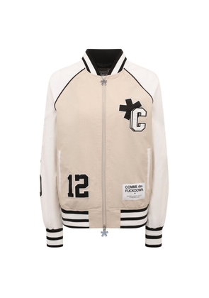 Beige Cotton Jackets & Coat - M