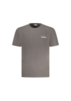 Black Cotton T-Shirt - M