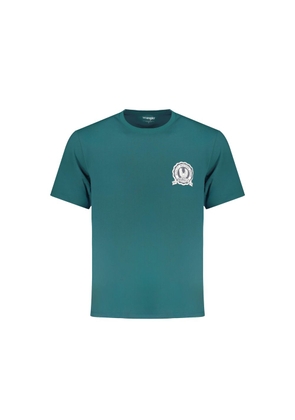 Green Cotton T-Shirt - M