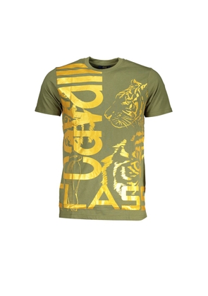 Green Cotton T-Shirt - XL