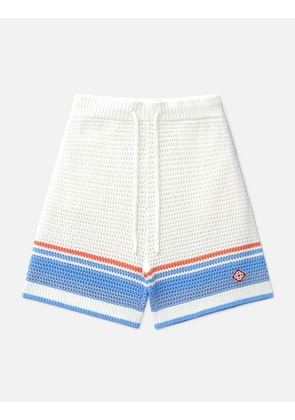 Cotton Tennis Crochet Shorts
