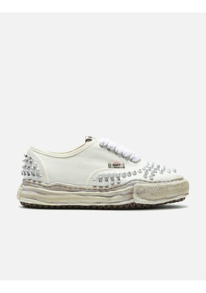 'BAKER' OG Sole Studded Canvas Low-Top Sneaker