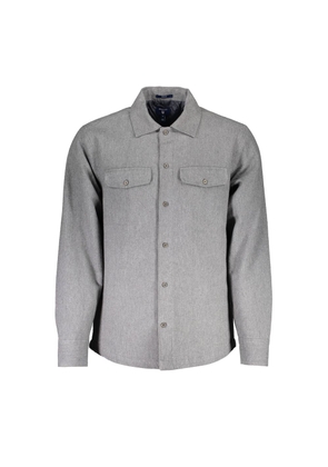 Brown Cotton Men Shirt - XXL