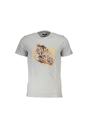 Brown Cotton Men T-Shirt - XL