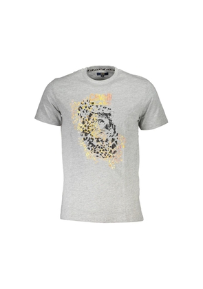 Brown Cotton Men T-Shirt - XL