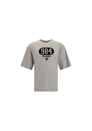 Dolce & Gabbana Cotton T-Shirt with raised front logo - S