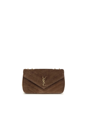 Saint Laurent Brown Calf Leather Bos Taurus Shoulder Bag