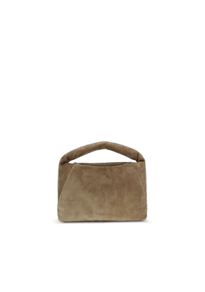 Brunello Cucinelli Beige Calf Leather Bos Taurus Handbag