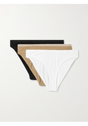 CDLP - + Net Sustain Set Of Three Stretch-tencel™ Lyocell Briefs - Multi - x small,small,medium,large,x large