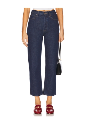 AGOLDE 90's Pinch Waist Crop Jeans in Blue. Size 30. Also in 31, 32, 34.