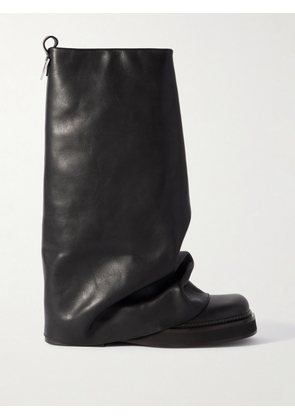 The Attico - Robin Leather Knee Boots - Brown - IT36,IT36.5,IT37,IT37.5,IT38,IT38.5,IT39,IT39.5,IT40,IT40.5,IT41