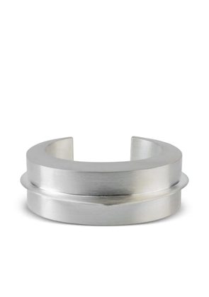 Parts of Four sterling-silver Crescent Folded bracelet