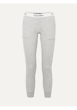 CALVIN KLEIN - Cotton-blend Jersey Track Pants - Gray - x small,small,medium,large