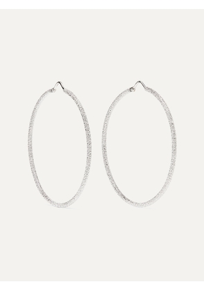 Carolina Bucci - Florentine 18-karat White Gold Hoop Earrings - Silver - One size