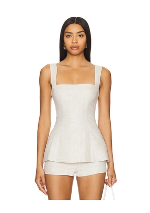 Lovers and Friends Brixton Top in Neutral. Size L. Also in M, S, XL, XS, XXS.