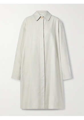 The Row - Pluma Brushed Cotton And Cashmere-blend Trench Coat - Gray - US0,US2,US4,US6,US8