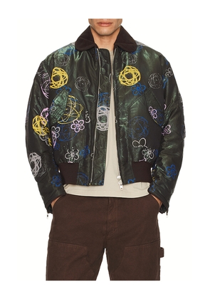 Kenzo x Futura Bomber in Green. Size M. Also in L.