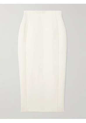 WARDROBE.NYC - Column Wool Midi Skirt - Off-white - x small,small,medium,large,x large