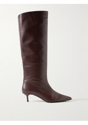 STAUD - Sebastian Leather Knee Boots - Brown - IT35,IT36,IT36.5,IT37,IT37.5,IT38,IT38.5,IT39,IT39.5,IT40,IT40.5,IT41,IT41.5,IT42