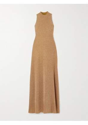 Altuzarra - Mitzi Metallic Knitted Turtleneck Midi Dress - Gold - x small,small,medium,large,x large