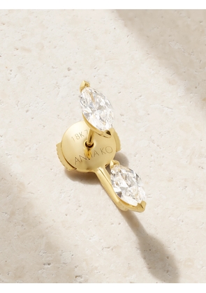 Anita Ko - Orbit 18-karat Gold Diamond Single Earring - One size