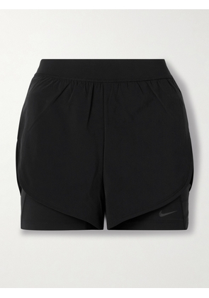 Nike - Universa Layered Dri-fit Shorts - Black - xx small,x small,small,medium,large,x large,xx large